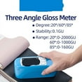 thumbnail image 2 of Tri-angle Gloss Meter,60 Degree Portable Glossmeter,for CarPaint,Furniture,Rubber,Paper,Film ,Accurate Measurements, 2 of 6
