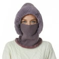 thumbnail image 2 of Womens Hat Neck Kit Fashion Simple And Versatile Knit Hat Womens Warm Ear Protection, 2 of 4