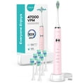 thumbnail image 2 of Cepillo de dientes eléctrico sónico COSLUS para un cuidado bucal eficaz con cabezales de repuesto y estuche de viaje, 2 of 7