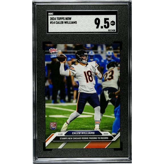 2024 Topps Now Caleb Williams Trading Card Graded 9.5