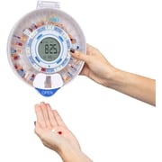 LiveFine Smart WiFi Automatic Pill Dispenser, 28-Day Pill Organizer w/Locking Key & Adjustable Light/Sound
