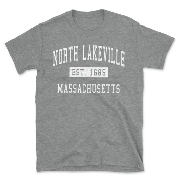North Lakeville Massachusetts Classic Established Men's Cotton T-Shirt