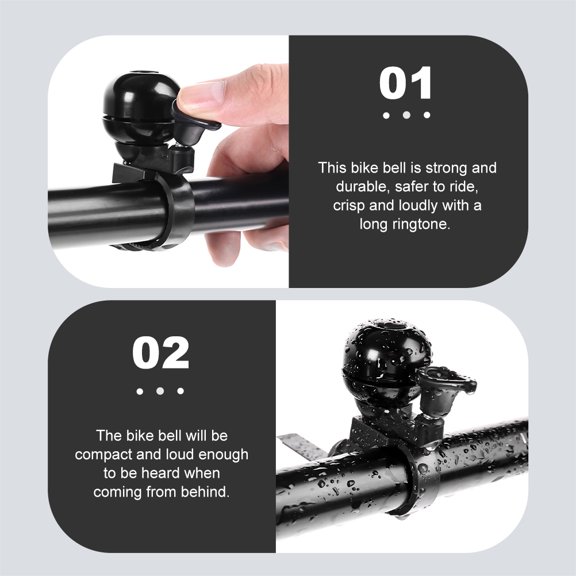 ETEREAUTY Loud Bell for Scooters and Bikes, Easy to Install, Sound for Everyday Riding Safety