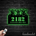 thumbnail image 4 of Handmadetneonsign Cow House Number Metal Wall Art LED Light - Personalized Sign Home Decor 44558, 4 of 5