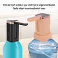thumbnail image 6 of M Buder Automatic Water Dispenser for 5 Gallon Bottle, Portable Electric Drinking Water Pump with 3 Modes, Foldable Countertop Dispenser for Home Camping Travel Office - 5.1 inches Pink, 6 of 9