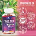 thumbnail image 5 of Folic Acid Gummies for Women - Folate 785 mcg Per Gummy - Essential Prenatal Vitamins for Mom & Baby, Vegan Folic Supplement Gummy, Daily B9 Vitamin for Before, During & After Pregnancy - 120 Gummies, 5 of 10