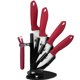 thumbnail image 1 of Cuchillos de Cerámica con Bloque, Juego de Cuchillos de Cocina de 3", 4", 5" y 6" Pulgadas con Pelador, Cuchillo de Pelar de Frutas con Tapas, 1 of 4