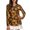 Autumn Pumpkin Sunflower Print, variant on Jiueut Purple Galaxy Polo Collar T Shirt for Women Cool Tee Tops Zip Up Versatile Golf Polo Durable Activewear for Golfing, Size X-Small