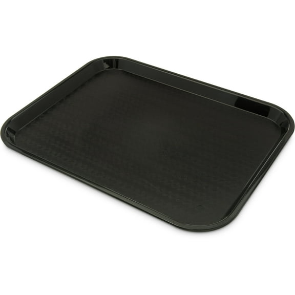 Carlisle CT141803 Black Cafe Standard Tray - Dozen