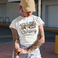 thumbnail image 2 of Life Is Best When You're Camping, Vintage Mountains Art Merch Gift, White T-Shirt, XL, 2 of 5