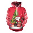 thumbnail image 1 of Sudaderas con capucha de Feliz Navidad para hombres y mujeres, jersey con capucha de Papá Noel, ropa de fiesta de vacaciones para pareja, ropa de calle con estampado completo 3D, 1 of 4