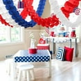 thumbnail image 4 of Patriotic Streamers Garland Red White Blue, 157FT Decorations Hanging Banners Graduation, Parties, 4 of 6