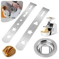 thumbnail image 5 of Yucurem 2 Pcs Cookie Press Attachment 8 Patterns with Connection Ring Biscuit Attachment Kitchen Supplies (A), 5 of 10