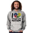 thumbnail image 3 of I Love Someone with Autism Puzzle Hoodie Sweatshirt Women Men Brisco Brands M, 3 of 6