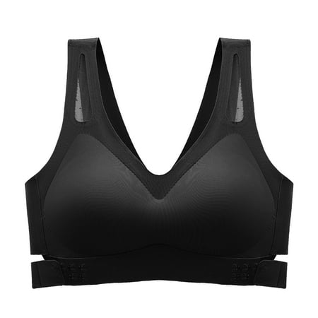 

Vedolay Bras For Women Women s Silk Satin Triangle Bralette Soft Cup Women Bra Smooth And Comfortable Wire Free Bra Top(Black M)