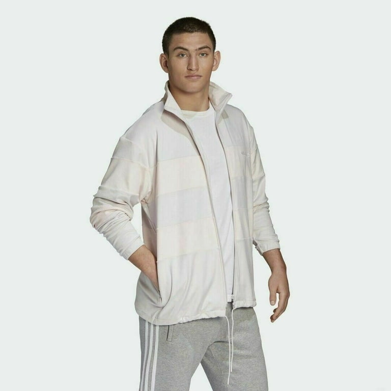 Adidas Originals Pastel Full Zip Top Mens Track Jackets Size M Color Halo Pink Orchid Tint Walmart
