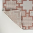 thumbnail image 6 of JONATHAN Y TUSCAN SUN 8 x 10 Area Rug, Cyrus Geometric Tile Pattern - Salmon/Cream, TSN200A-8, 6 of 7
