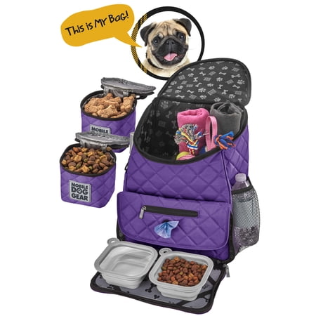Mobile Dog Gear Weekender Backpack  Purple