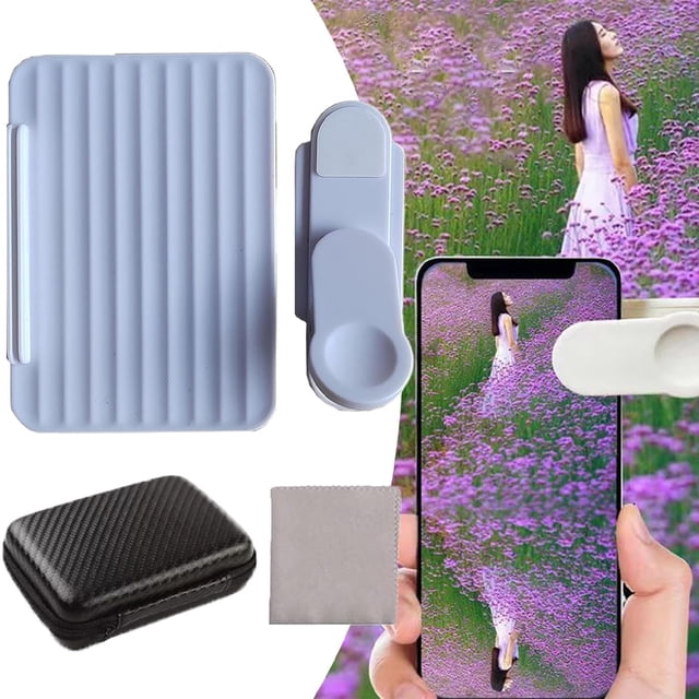 Smartphone Camera Mirror Reflection Clip Kit Portable Mobile Phone Reflection Shooting Clip for Outing Travel