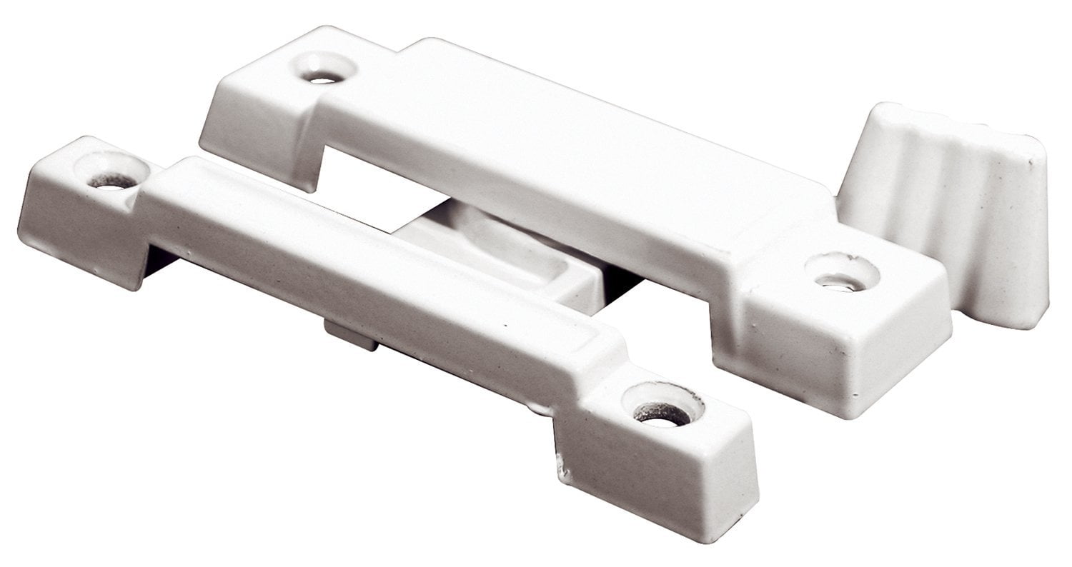 F 2533 Window Sash Lock, Cam Action, Universal, White Diecast, Die cast