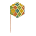 thumbnail image 1 of Candy Color Flowers Grass Petals Toothpick Flags Cupcake Picks Party Celebration, 1 of 3