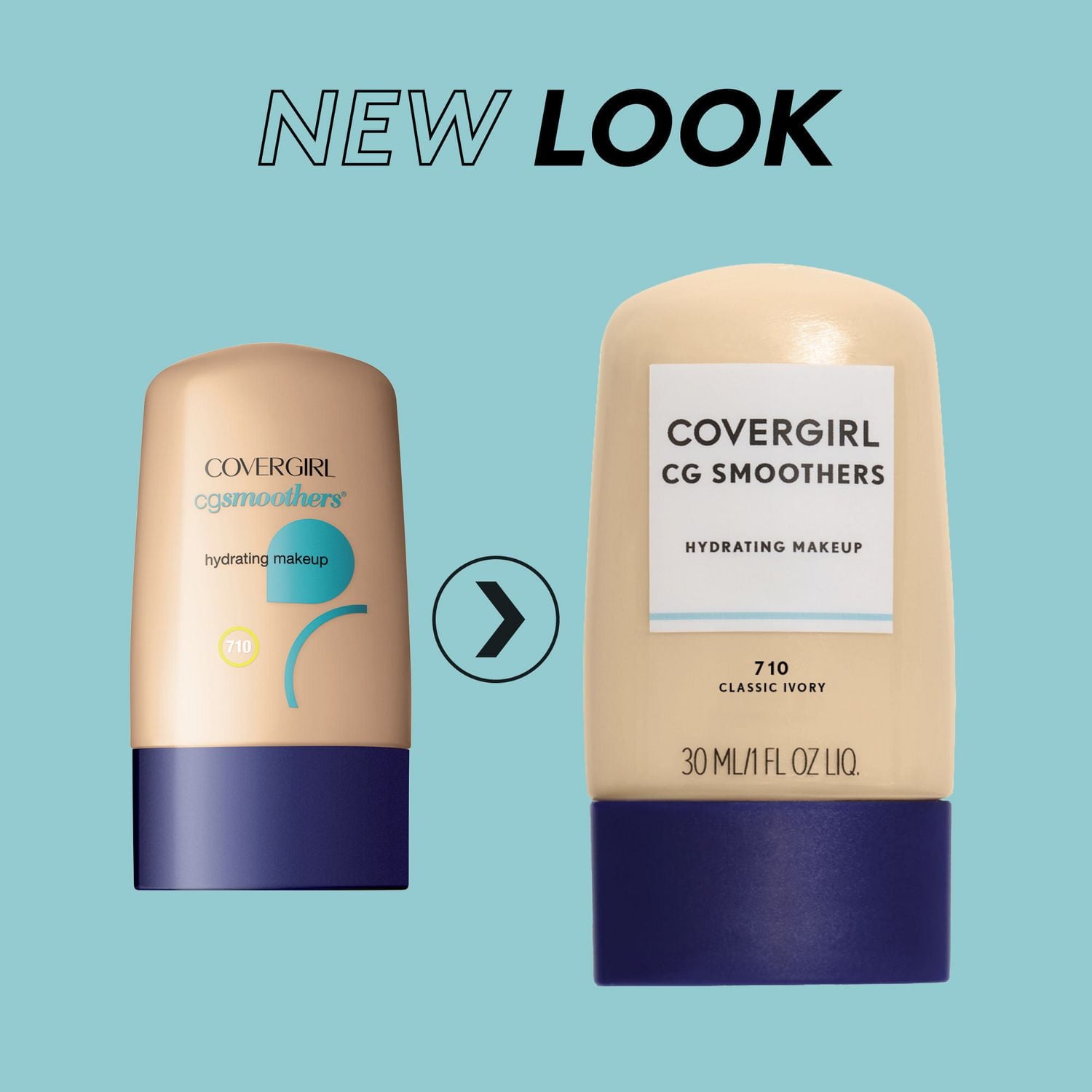 COVERGIRL Smoothers Hydrating Makeup, Oil-free, won't clog pores, 11 hours of hydration, suitable for sensitive skin, 100% Cruelty-free
