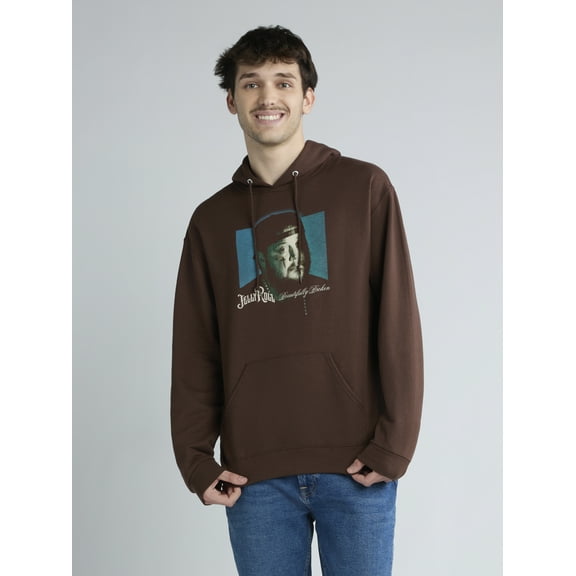 Jelly Roll Men's & Big Men's Graphic Hoodie with Long Sleeves, Sizes S-3XL