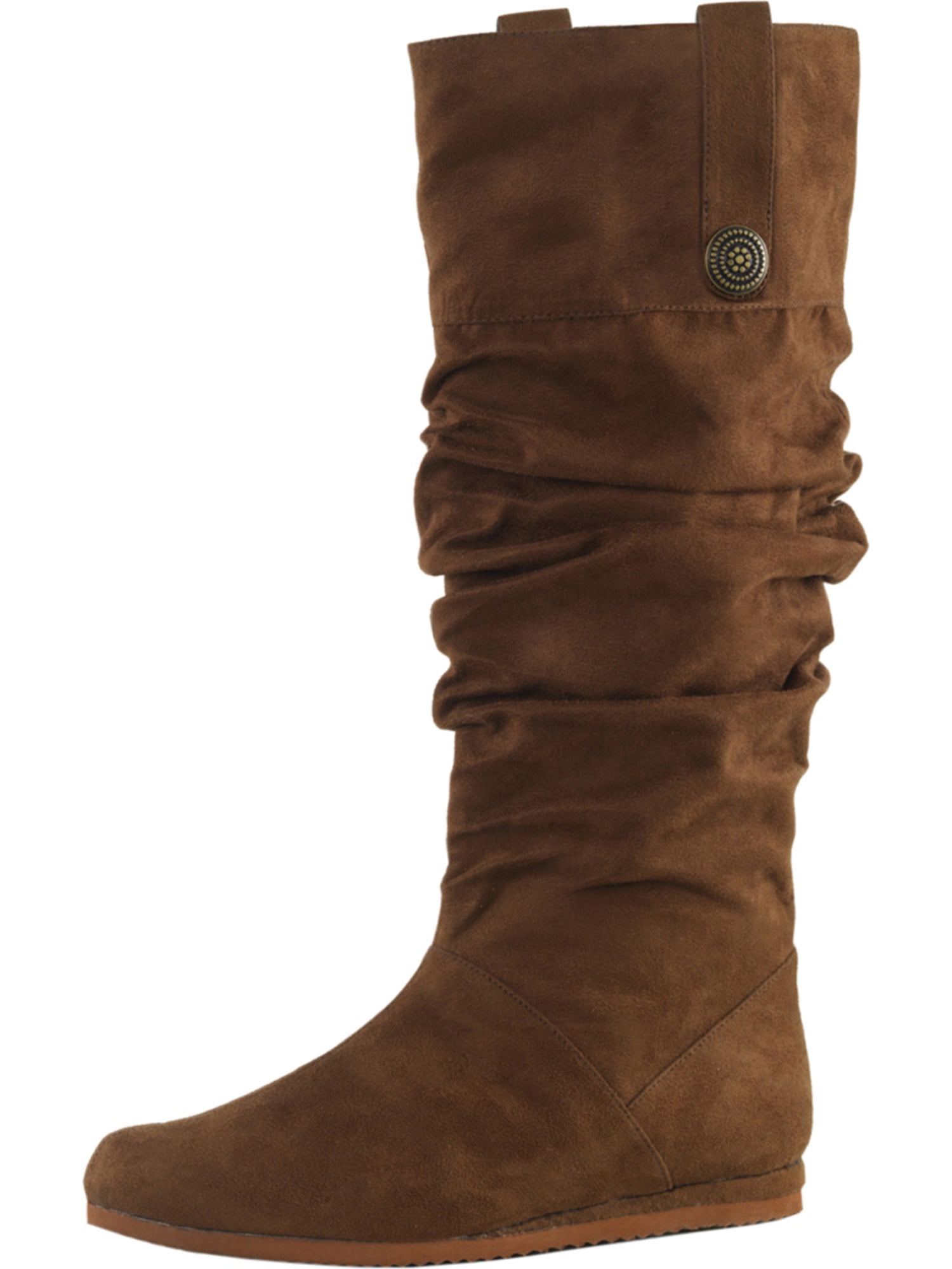 brown slouch boots