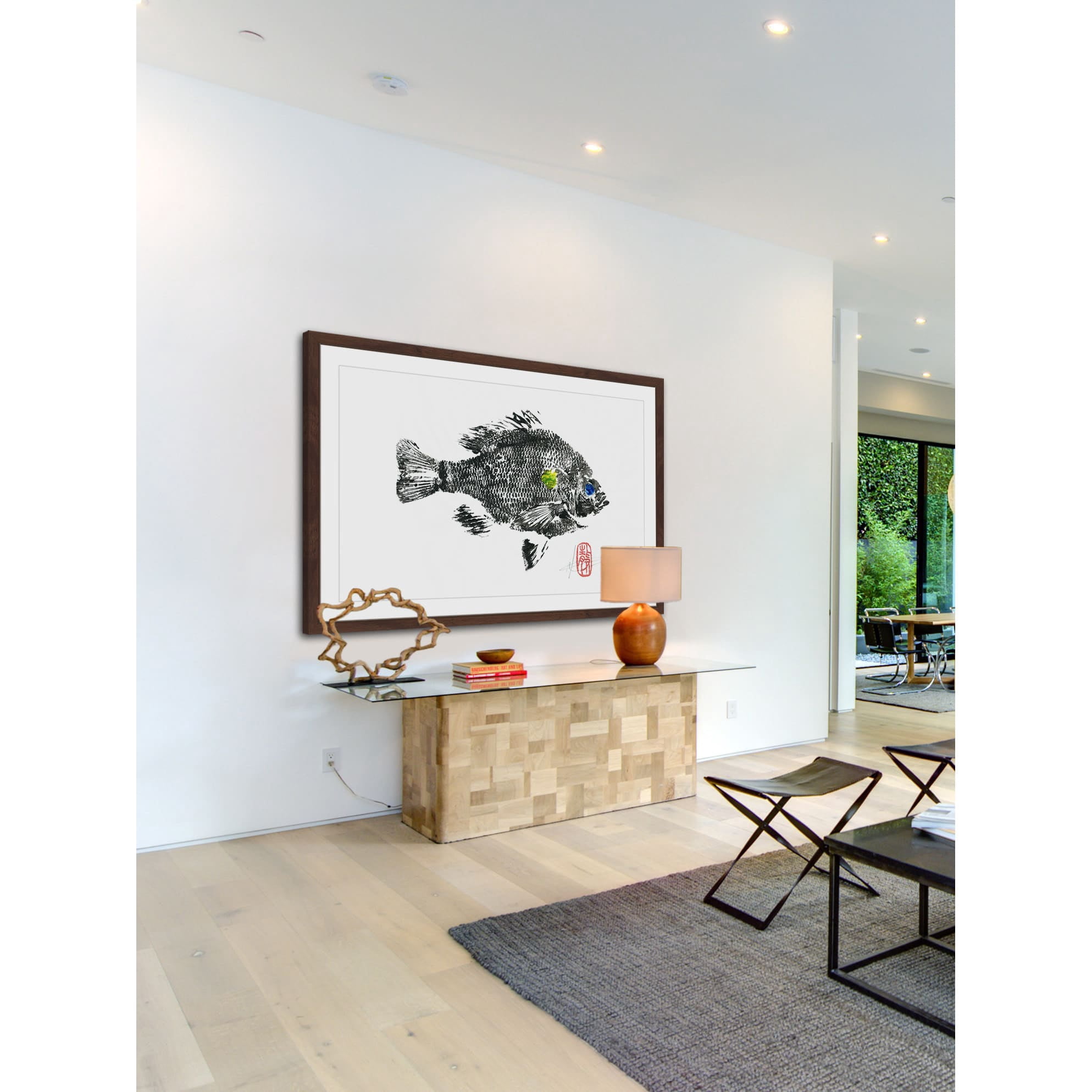 "Sunfish" Framed Painting Print