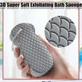 thumbnail image 3 of Magic Super Soft Exfoliating Bath Sponge, Lilyrhyme/Naivetu/Spirittion Magic Exfoliating Bath Sponge, 3D Super Soft Exfoliatings Baths Sponges (2PCS-A), 3 of 10