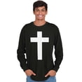 thumbnail image 5 of Holy Jesus Christ Christian Long Sleeve TShirt Men Women Brisco Brands X, 5 of 6