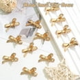 thumbnail image 3 of 6 Pcs Bow Hair Clip for Women Topboutique Bow Hair Barrettes Metal Mini Bows for Hair Non-Slip Bowknot Hairpins Cute Bow Hair Claw Clips Duckbill Hairpin Clips for Birthday Wedding Party Daily,Gold, 3 of 7