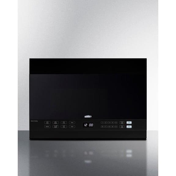 24" Wide Over-the-Range Microwave, Black