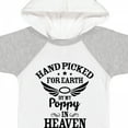 thumbnail image 4 of Inktastic Handpicked for Earth by My Poppy in Heaven with Angel Wings` Boys or Girls Baby Bodysuit, 4 of 5