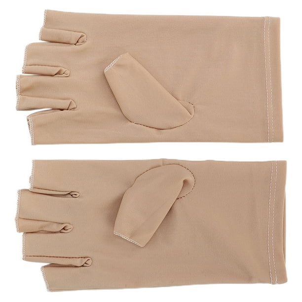 YLSHRF Manicure Anti UV Gloves, Fiber Cotton Anti UV Gloves For Kayaking  Hiking Driving Activities For Household Home Nail Salon 