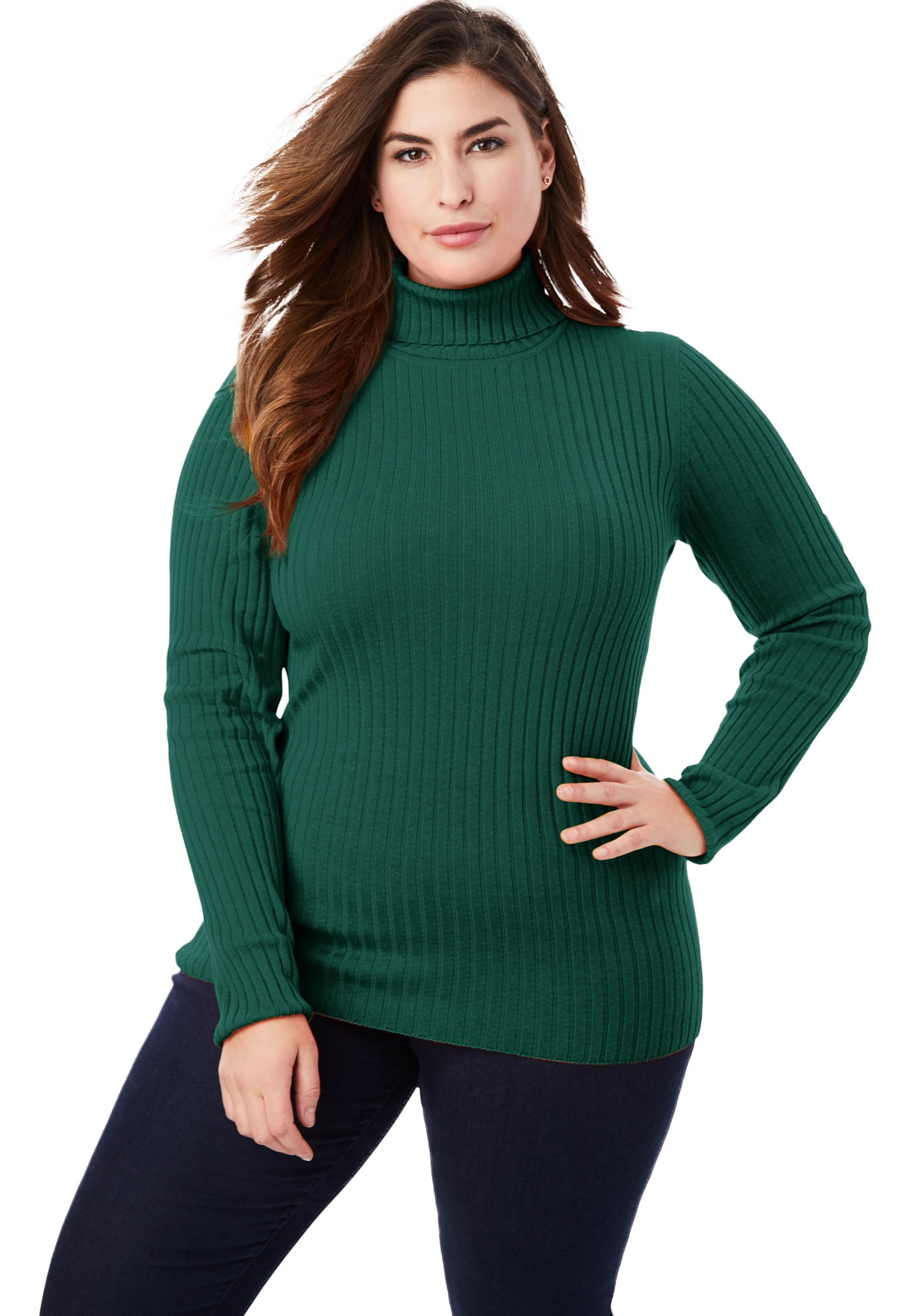 plus size turtleneck outfit