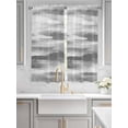 thumbnail image 3 of Grey White Ombre Living Room Curtains 72 Inches length, Abstract Art Oil Painting Modern Window Treatment Curtain Drapes, Light Filtering Drapes for Bedroom Laundry Room, 52"x72", 2 Panels, 3 of 7