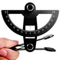 thumbnail image 4 of RC Throw Meter Rudder Angle Ruler for RC Model Airplane DIY Tool Anodized Aluminum Throw Meter, 4 of 4