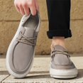 thumbnail image 6 of Men's Lace-Up Thick Sole Cloth Casual Shoes, 6 of 7