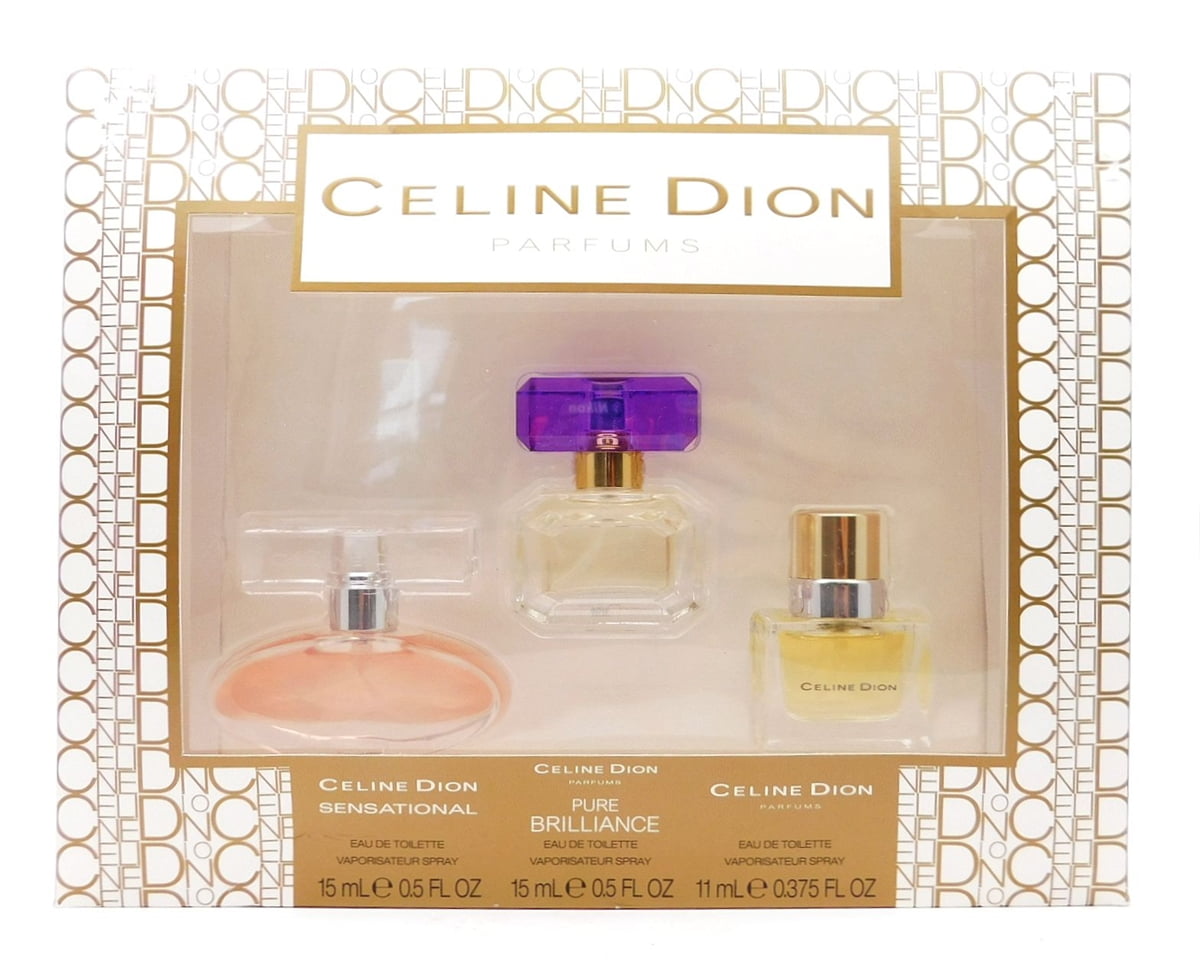 Celine Dion Parfums Sensational Eau De Toilette .5 Fl Oz. Pure Brilliance Eau De Toilette .5 Fl Oz. Celine Dion Eau De Toilette .375 Fl Oz