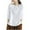 White, variant on Bixock Women Fall and Winter Blouse,Women Casual Tops,Bixock Women Fall and Winter Blouse Women Casual Tops Solid Color Round Neck Button Long Sleeve Basic Tee