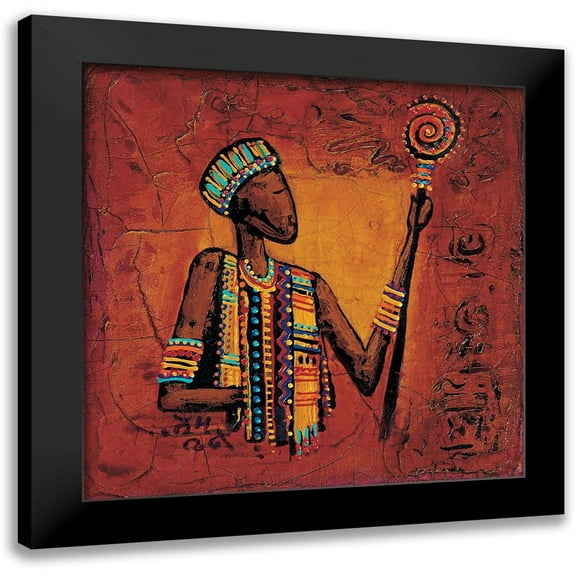 Vital, Isabelle 12x12 Black Modern Framed Museum Art Print Titled - De vous a moi IV