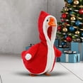 thumbnail image 4 of XMMSWDLA Christmas Mrs. Claus & Santa Outfit for 23" Porch Goose - Festive Yard Costume with Hat, Fits Cement/Plastic Lawn Statues, Outdoor Holiday Decor, 4 of 6