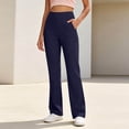 thumbnail image 6 of SeekIslan Women's Bootcut Yoga Pants High Waist Work Pants with Side Pockets for Casual Office Daily, 6 of 9