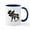 White/Navy Inside, variant on CafePress - MOOSE Mugs - 11 oz Ceramic Mug - Novelty Coffee Tea Cup
