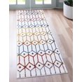thumbnail image 1 of Rugs.com Lattice Trellis Collection Rug – 10 Ft Runner Multi Low-Pile Rug Perfect For Hallways, Entryways, 1 of 9