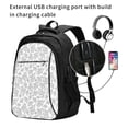 thumbnail image 2 of Balery Snake Print USB Charging Backpack for Men and Women - Water-Resistant, Anti-Theft Laptop Backpack with USB Port for Travel, Work, School, and College, 2 of 7