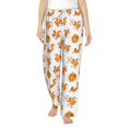thumbnail image 2 of Lsque Squirrel Playing Print Women's Pajama Pants, Lounge Pant - Comfortable Home Wear,Elastic Waistband, Stylish Design-Small, 2 of 9