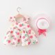 thumbnail image 3 of Falda de tirantes de princesa de verano Falda de algodón para bebé Linda falda con lazo Ropa para niños, 3 of 5