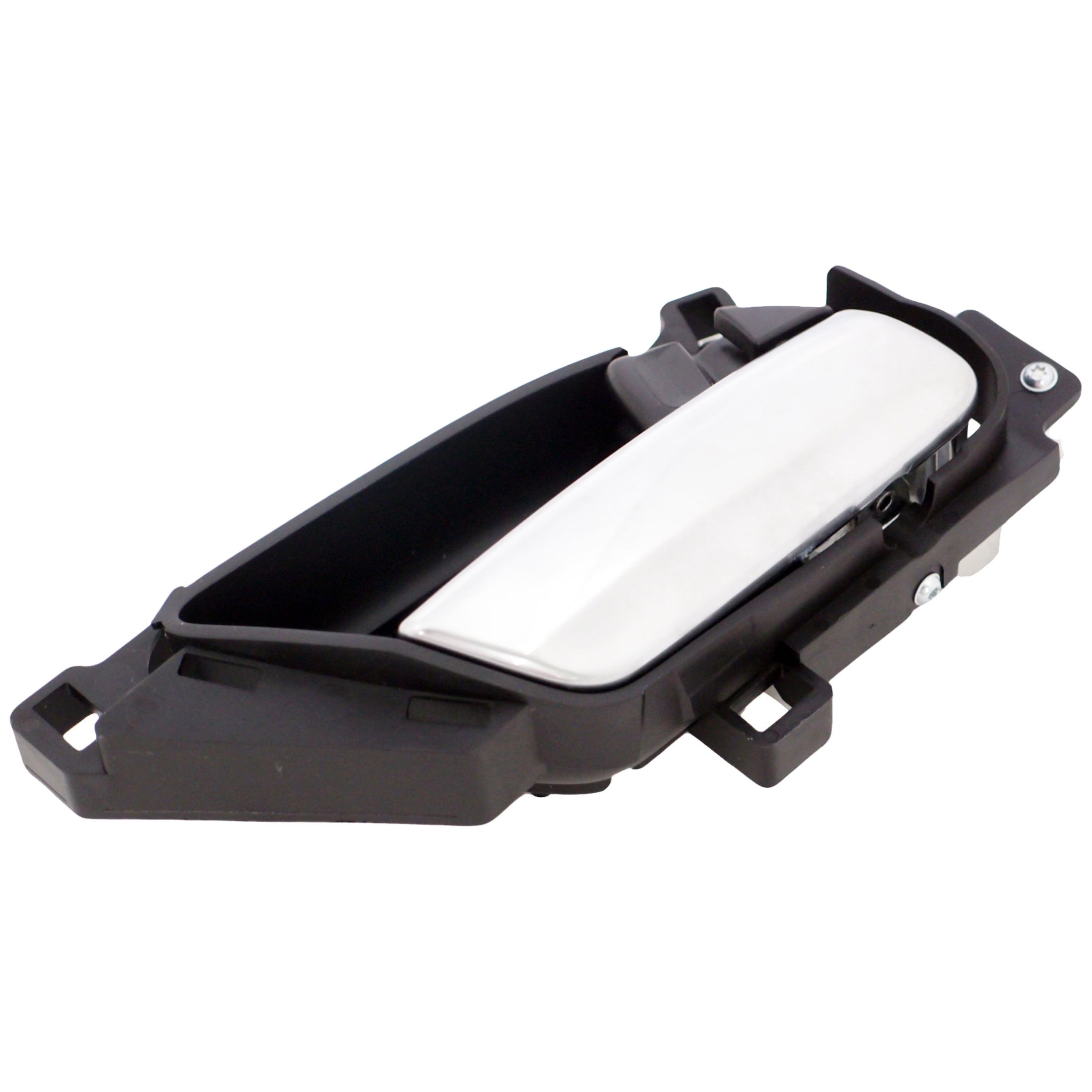 Dorman 81502 Interior Door Handle for Specific Acura Models, Satin Chrome Lever; Black Housing